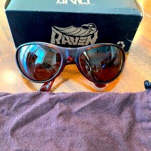Vintage Arnet Raven Sunglasses‎-Tortoise frame/bronze lenses
